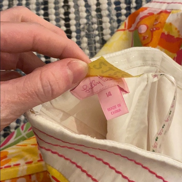 Lilly Pulitzer Sz 14 strapless sundress like new - Picture 7 of 7